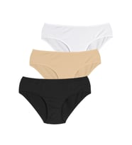 Cover 3lü Pamuklu Çok Renkli Slip Külot