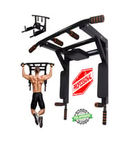 3in1 Büyük Duvara Monte Barfiks ve Dips Standı Güçlü ve Dayanıklı Sırt ve Kol Fitness Barı