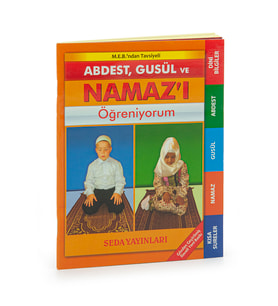 Çanta Boy Namaz Hocası Abdest Gusül ve Namazı Öğreniyorum (Renksiz)