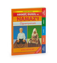 Çanta Boy Namaz Hocası Abdest Gusül ve Namazı Öğreniyorum (Renksiz)