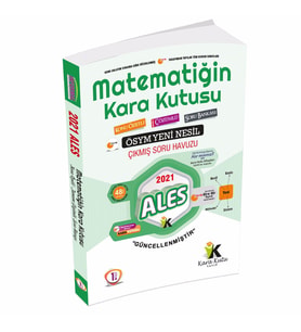 ALES Matematiğin Kara Kutusu 1. Cilt Konu Özetli Dijital Çözümlü Çıkmış Soru Bankası (Beyaz)