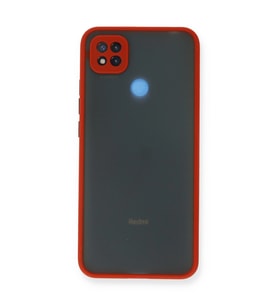 Xiaomi Redmi 9c Kılıf Montreal Silikon Kapak - Kırmızı