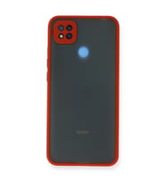 Xiaomi Redmi 9c Kılıf Montreal Silikon Kapak - Kırmızı