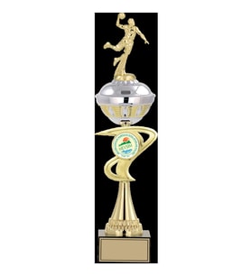 ODAK KUPA - Figürlü Kupalar - Hentbol Figürlü Kupalar FG-065 A - 51 cm