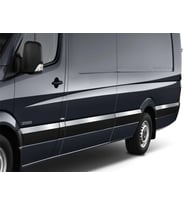 Mercedes Sprinter Uyumlu W906 Ncv3 Yan Kapı Çıtası 10 Parça Krom (O.Ş) 2006 Ve Sonrası
