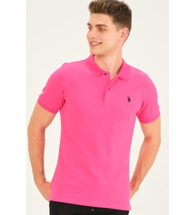T8561 DEWBERRY ERKEK TSHIRT-FUŞYA