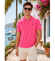 T8561 DEWBERRY ERKEK TSHIRT-FUŞYA