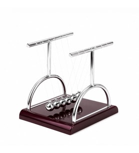 BALANCE BALLS BÜYÜK NEWTON - METAL DENGE TOPLARI MASA ÜSTÜ (5680)