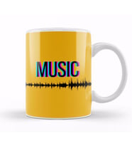Music Music Kupa Bardak Porselen