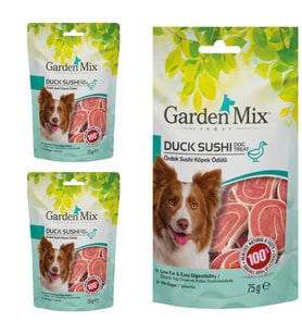 Garden Mix Ördekli Sushi Köpek Ödülü 75 Gram X 3 Adet