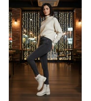 Pierre Cardin 910 Logo Detaylı Günlük Fermuarlı Kadın Bot