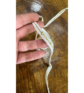 SARI ZİNCİRLİ ŞERİT DİKİŞ GİYİM AKSESUARI 1X105 CM