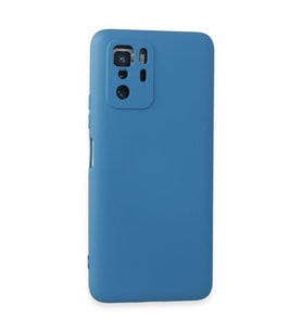 Xiaomi Poco X3 Gt Kılıf Nano İçi Kadife Silikon - Mavi