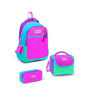 Coral High Kids Çok Renkli 3'lü Okul Çanta Seti SET0114426 - Kız