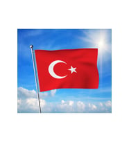 Türk Bayrağı Premium Raşel Kumaş 100x150 cm