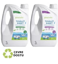 Ölçek Hediyeli - Jenovin Karavan Yat Tekne Tuvalet Wc Kaset Atık Kimyasalı Lavanta - Çam Kokulu 3L