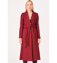 Z6681 DEWBERRY BAYAN PALTO-BORDO