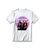 Manifest Grup T-Shirt Baskılı Unisex %100 Pamuklu Nefes Alan Kalın Kumaşlı Tişört (Beyaz)