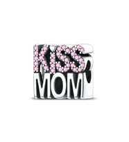Kiss Mom Yazılı Boncuk Charm