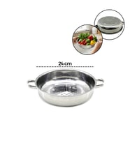 24CM BASIK SÜZEK METAL SÜZGEÇ KULPLU