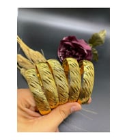 22 Ayar Altın Kaplama Kesik Çizgi Desen 5'li 1.5 Cm Bilezik - Hediyelik Bilezik
