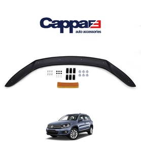 CAPPAFE VW Tiguan Ön Kaput Koruyucu Rüzgarlık 4mm (ABS) 2008-2011