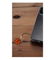 Miyuki Boncuk El Yapımı Basketbol Topu Telefon Çarmı - Charm (Çok Renkli)