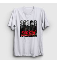 Presmono Unisex Beyaz Time Bomb Skid Row T-Shirt 432798tt (Beyaz)