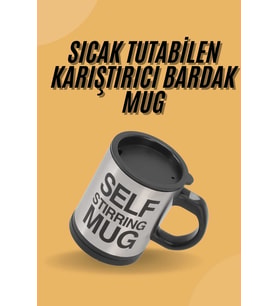 Sıcak Tutan Termos Bardak Kendi Kendini Karıştıran Mikser Kupa