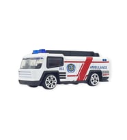 3'lü İş Makinaları Road Seti - Die Cast - DS044 - Ambulans - 1 ADET