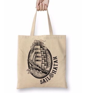 Satan Sail Hatan Bez Çanta Uzun Saplı