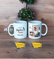 İngilizce Öğretmeni Kupa Bardak Beyaz Fotoğraflı Öğretmenler Günü Hediyesi