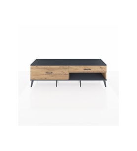 Hyperion TV Ünitesi 2 Çekmeceli  176x44x51 Çam-Antrasit/Çam