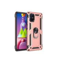 Samsung Galaxy M51 Uyumlu Kılıf Zore Vega Kapak (Rose Gold Altın)