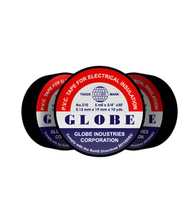Globe İzole Bant Siyah 10 lu Paket PVC Elektrik Izolasyon Bandı
