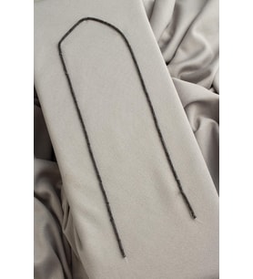 Hematit Doğal Taş Mat Siyah Küp Kesim 1x1mm Dizi [AA]