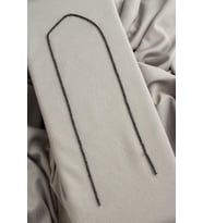 Hematit Doğal Taş Mat Siyah Küp Kesim 1x1mm Dizi [AA]