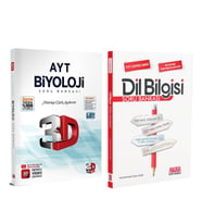 3D AYT Biyoloji ve AKM Dil Bilgisi Soru Bankası Seti 2 Kitap