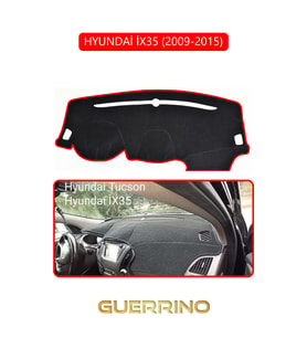 HYUNDAİ İX35 2009-2015TORPİDO KORUMA HALISI KIRMIZI KENAR