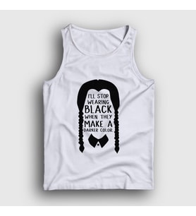 Presmono Unisex Beyaz Darker Wednesday Addams Family Addams Ailesi Atlet 365189tt (Beyaz)