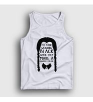 Presmono Unisex Beyaz Darker Wednesday Addams Family Addams Ailesi Atlet 365189tt (Beyaz)