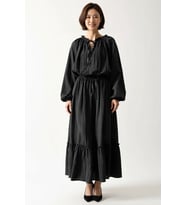 Kadın Reglan Kollu Bisiklet Yaka Buruşuk Dokulu Bluz Etek Takımı %100 Polyester Günlük Rahat Modern