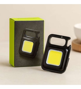 COB Anahtarlık Feneri USB Şarjlı 3in1 (Mıknatıslı, Kapak Açacak)