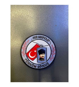 ''NE MUTLU TÜRKÜM DİYENE'' 7 CM 3d Plastik, 2025 Yeni Tip, Cırtlı, 1. Kalite (Çok Renkli)