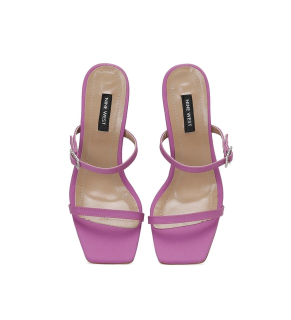 Nine West PINO 3FX Siyah Kadın Topuklu Sandalet (Mor)