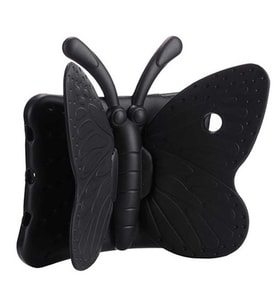 Apple iPad Air 3 10.5" Kılıf Kelebek Desen Case A2152 A2123 A2153 A2154 (Siyah)