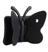 Apple iPad Air 3 10.5" Kılıf Kelebek Desen Case A2152 A2123 A2153 A2154 (Siyah)