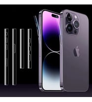 ALLY iPhone 15 Pro Max Hidrojel Hayalet Yan Alt Üst Kaplama Koruyucu Film-(5775) - HPSBYI8842-8740