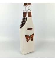 Woodycord 1 Litrelik El Yapımı U Model Kelebek Matara Kılıfı (Çok Renkli)