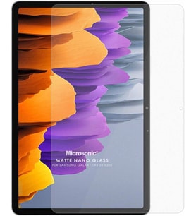 Lexroo Samsung Galaxy Tab S9 X710 Matte Nano Glass Cam Ekran Koruyucu [Galaxy Tab S9 X710 - Şeffaf]